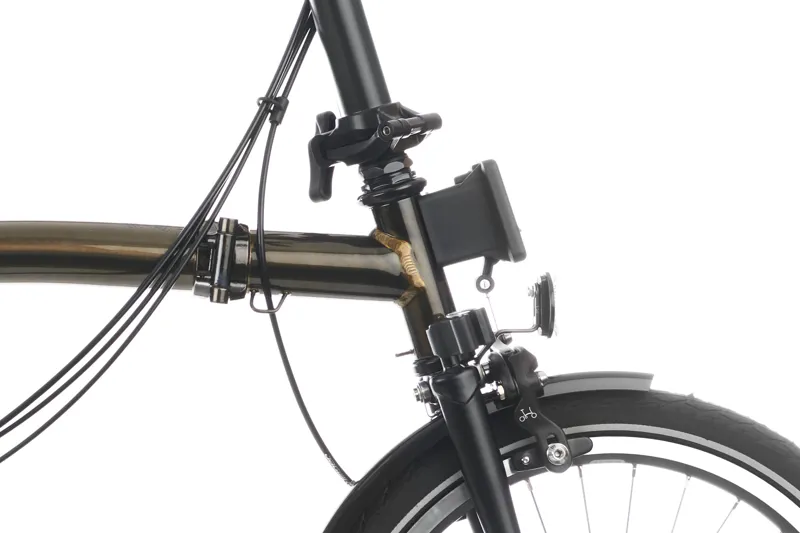 Brompton C Line Explore Folding Bike 2023 in Black Lacquer-9